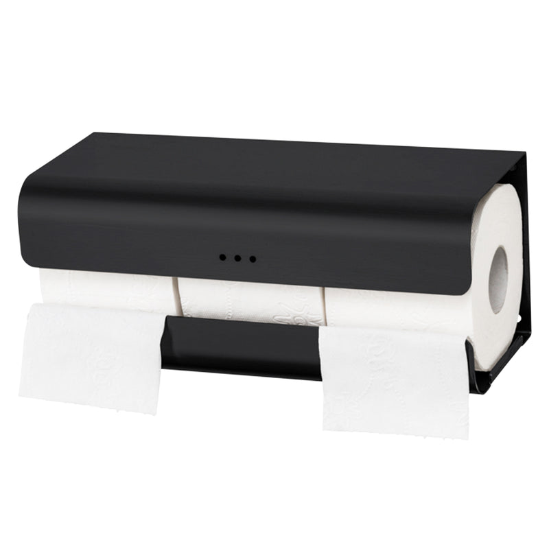 WC-Rollenhalter Dreifach | Edelstahl mit Feinstruktur | Reserverollenhalter | PROOX 383