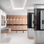 Elektronischer Händetrockner | Starkluftstrom | Edelstahl | Delabie HIGHFLOW