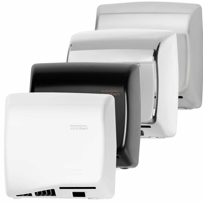 Sensor Händetrockner SpeedFlow Plus | Edelstahl | 8 - 12 Sek | HEPA-Filter | Mediclinics M17