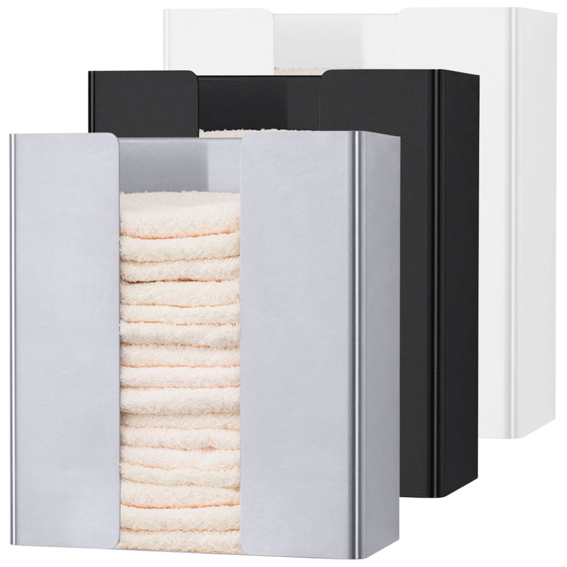 Badetuchspender | Edelstahl mit Feinstruktur | für Gäste-Textilhandtücher | PROOX 180