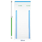 Curtain-Wall Staubschutztüre Ausbaumodul