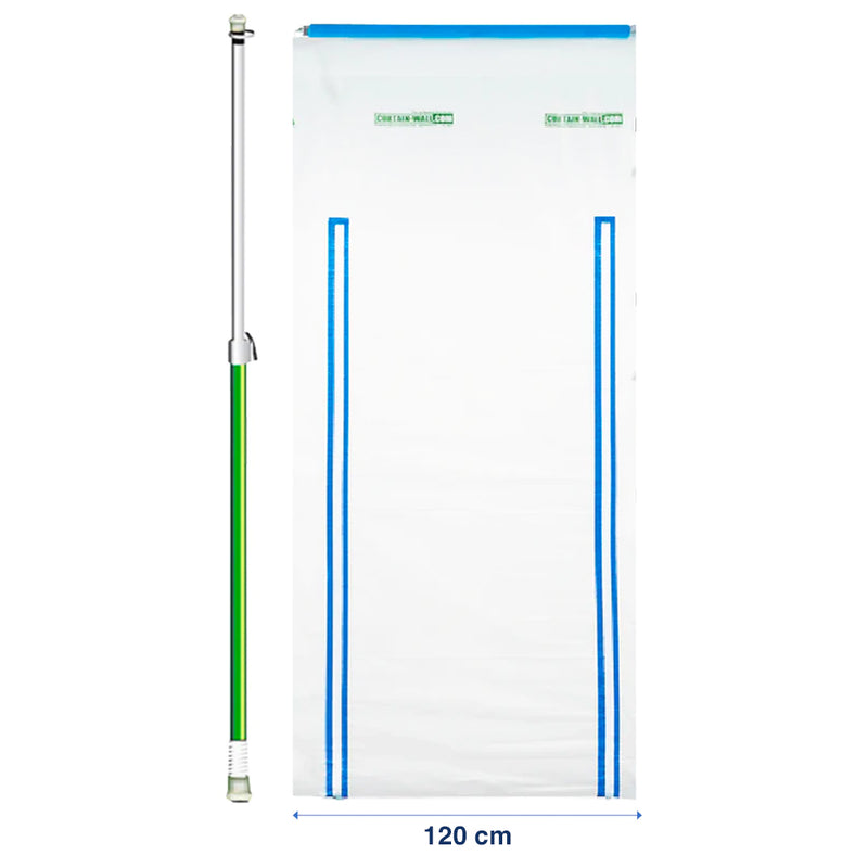 Curtain-Wall Staubschutztüre Ausbaumodul
