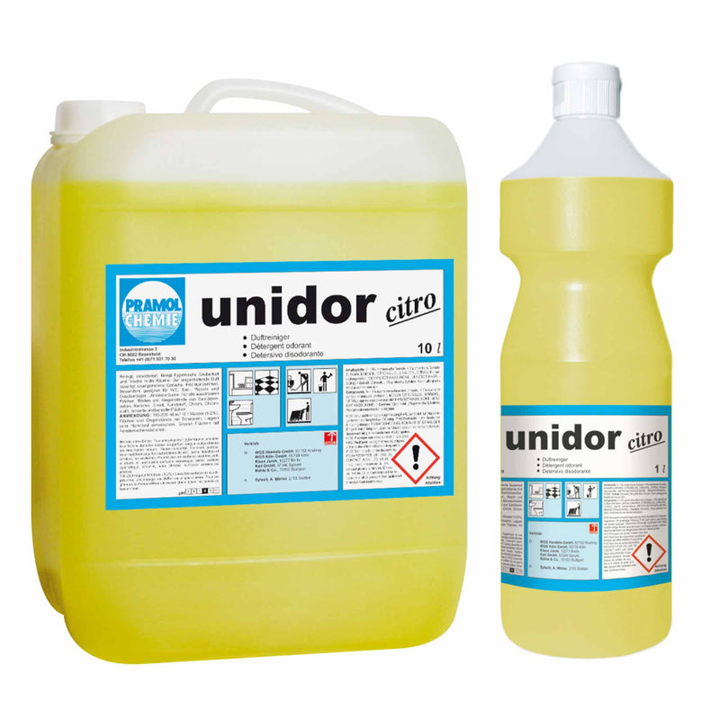 UNIDOR Duftreiniger konzentriert | Citro, Apfel, Flora, Melone | Pramol