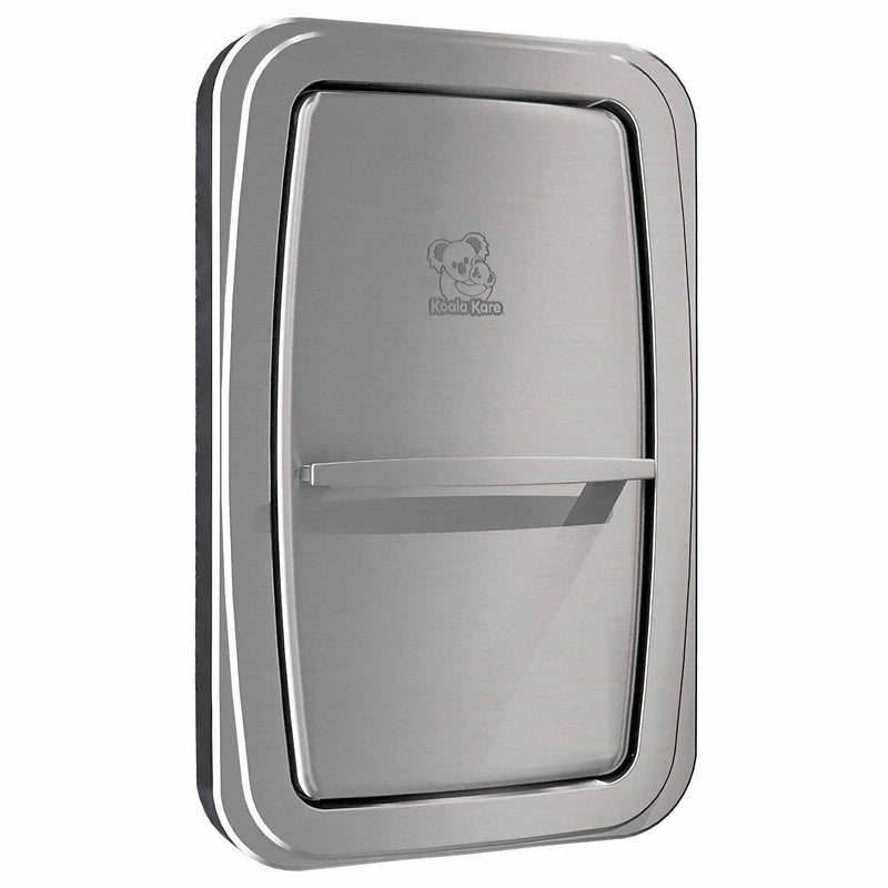 Wickeltisch Premium Edelstahl vertikal | klappbar | für Wandmontage | Koala Kare