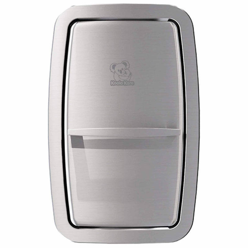 Wickeltisch Premium Edelstahl vertikal | klappbar | für Wandeinbau | Koala Kare