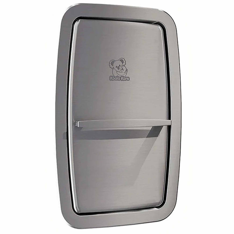 Wickeltisch Premium Edelstahl vertikal | klappbar | für Wandeinbau | Koala Kare