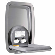 Wickeltisch Premium Edelstahl vertikal | klappbar | für Wandeinbau | Koala Kare