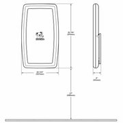 Wickeltisch Edelstahl vertikal | klappbar | Koala Kare