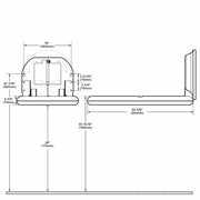 Wickeltisch Edelstahl vertikal | klappbar | Koala Kare