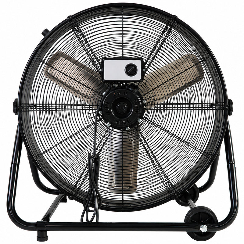Industrie-Ventilator 90 cm | 21’600 m³/h | 3-stufig | 630 W | 180° Neigung | Metallgehäuse | mit Räder | KRS AX 21