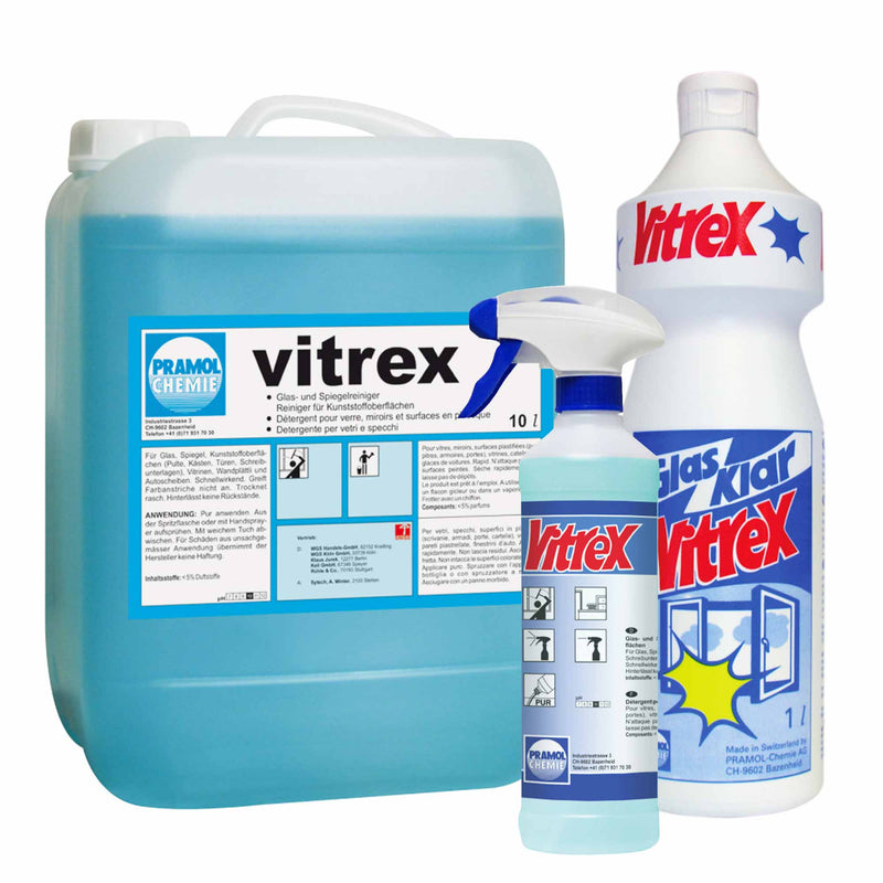 VITREX Glas- & Fensterreiniger | gebrauchsfertig | Pramol