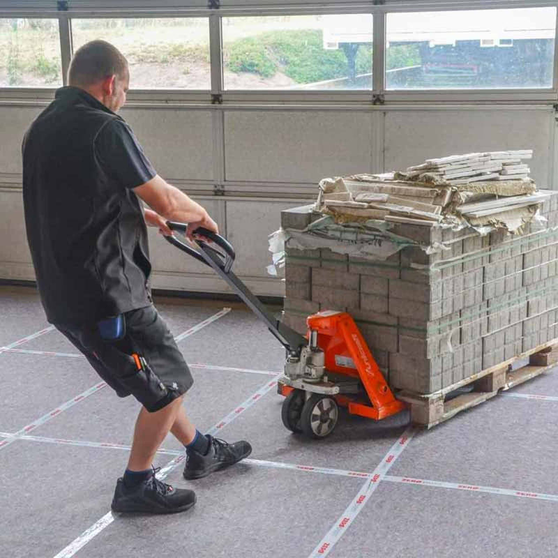 Profi-Schutzvliesrolle | 1200 g/m² | 25 m | diffusionsoffen | wiederverwendbar | Vliesfaserrolle