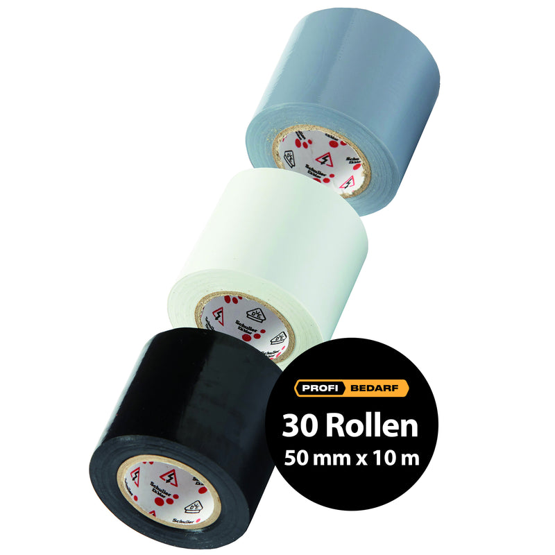 Elektroisolierband XL PVC | 50 mm x 10 m | wasserfest | Schuller Eh`klar Volt