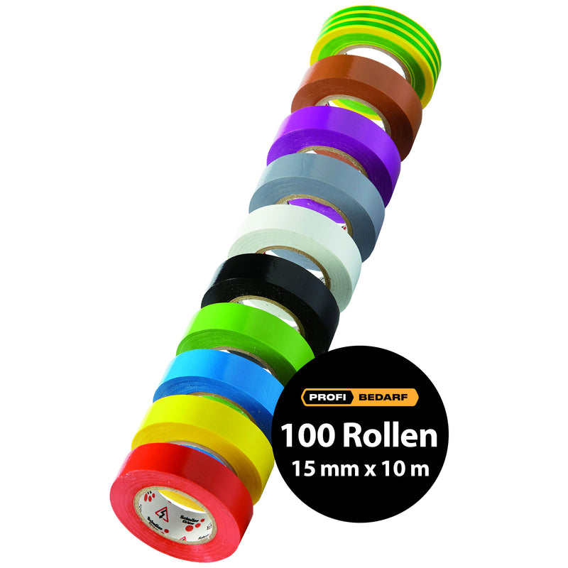 Elektroisolierband PVC | 15 mm x 10 m | wasserfest | Schuller Eh`klar Volt