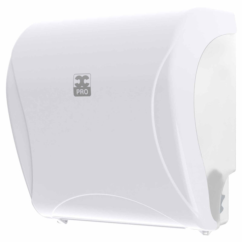 Handtuchrollenspender Essentia | mit Zackenabriss | ABS Kunststoff | abschliessbar