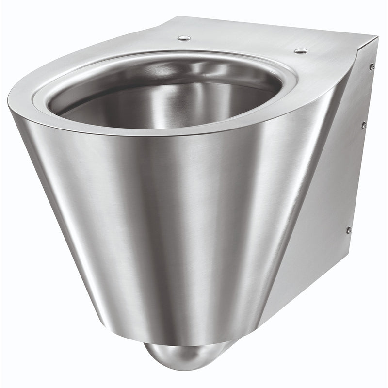 Toilette Wandmontage | Edelstahl | vandalismussicher | Monoblock | Mediclinics SN0128CS