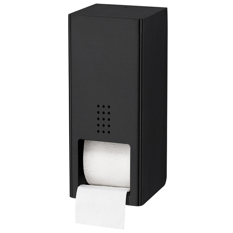 Toilettenpapierspender Doppel | Edelstahl mit Feinstruktur | automatischer Nachrückung | PROOX 305