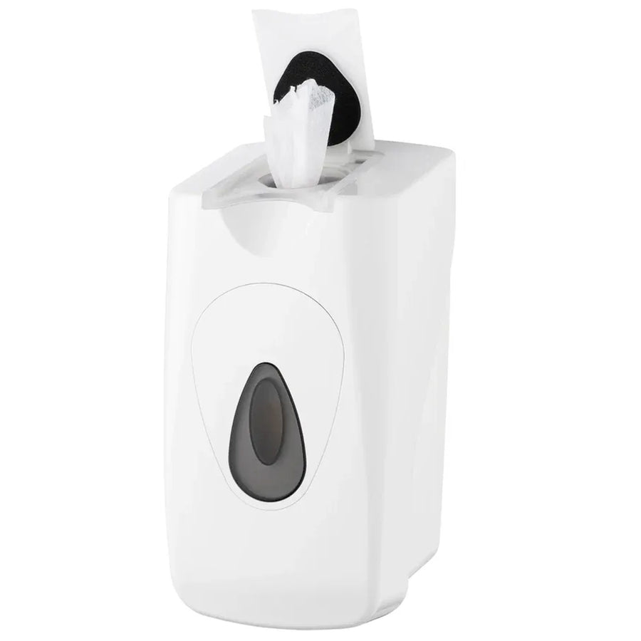 Desi-Wischtuchspender | ABS-Kunststoff | für Hände & Oberflächen | abschliessbar | Sichtfenster