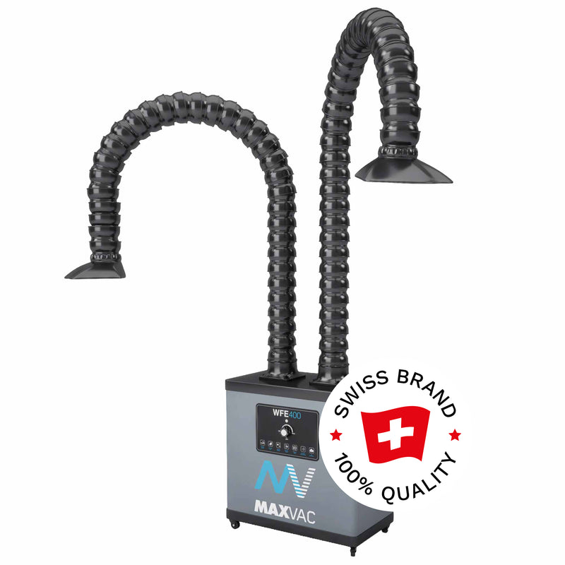 Schweissrauchabsauger WFE 400 | 330 m³/h variabel | 210 W | HEPA H13 | Aktivkohle | Maxvac