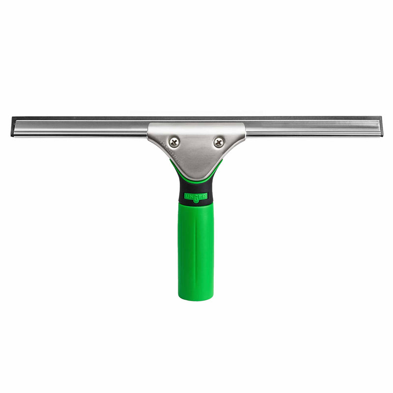 Unger ErgoTec Fensterwischer | 25 - 55 cm | Edelstahlschiene | Pro-Wischergummi
