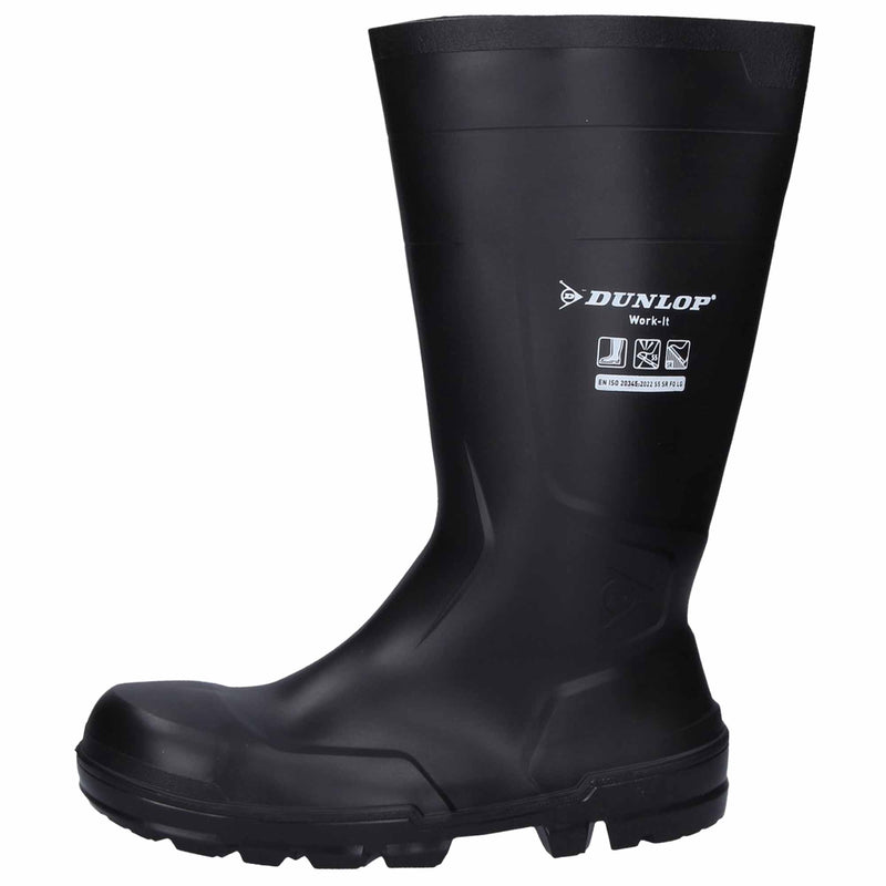 PVC-Sicherheitsstiefel S5 | mit Stahlkappe | Sneakerfit | Textilfutter | Durchtrittschutz | DUNLOP Work It