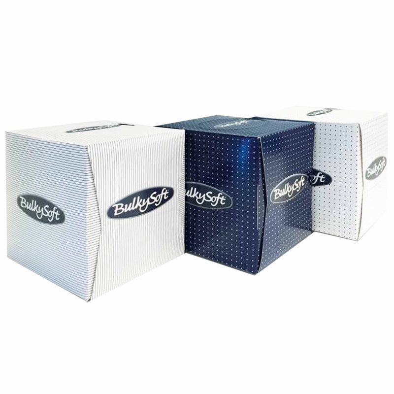 Kosmetiktücher | 2-lagig | 100% Zellstoff | PEFC zertifiziert | 90er Box | BulkySoft®