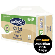 Papierhandtücher Z-Falz Comfort Recycling | 2-lagig | de-inked | BulkySoft®