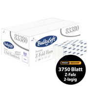 Papierhandtücher Z-Falz | 2-lagig | 100% Zellstoff | BulkySoft® Premium