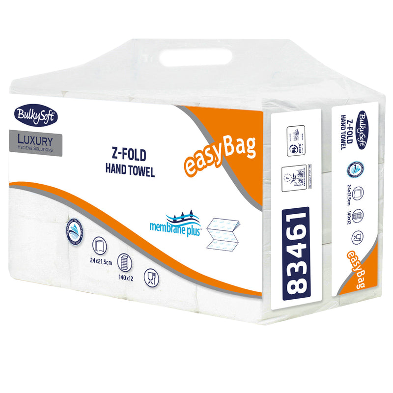 Papierhandtücher Z-Falz | 3-lagig | 100% Zellstoff | BulkySoft® Luxury