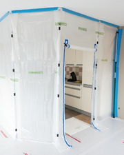 Curtain-Wall Staubschutztüre Kit